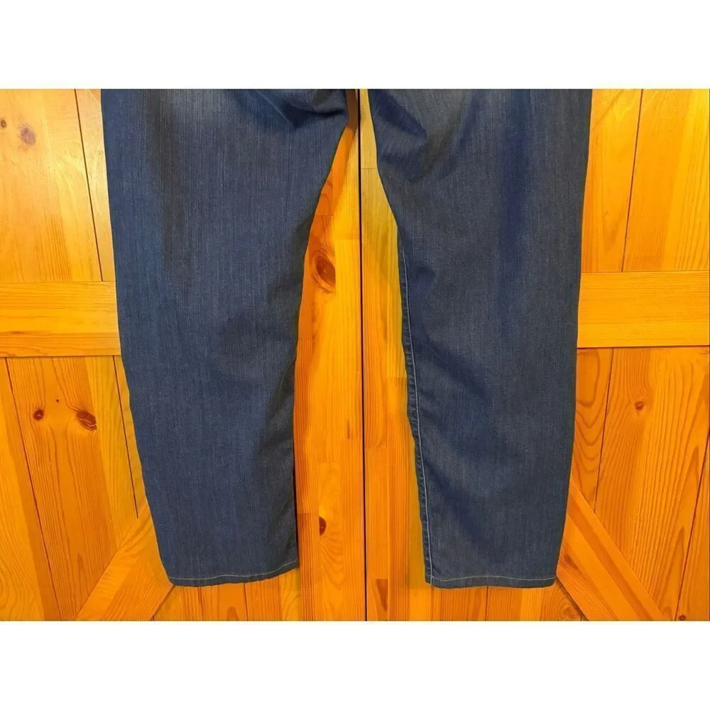 34 Heritage Jeans Mens 40 Blue COURAGE Mid-Rise Straight Leg Stretch Denim (6437